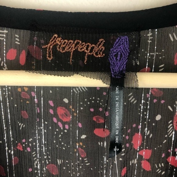 Free People Baby Love Smocked Bodycon Black Dress - Picture 8 of 15